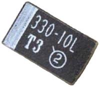293d107x9010d2te3 Vishay 100μF MnO2 Tantalum Capacitor 10V dc, 293D Series