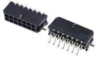 43045-1409 Molex Micro-Fit 3.0 Series Right Angle Surface PCB Header, 14 Contact(s), 3 mm Pitch, 2 Row, Shrouded