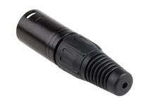 455-122 RS PRO Cable Mount XLR Connector, Male, 3 Way, Silver Plating