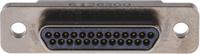 mwdm2l-25ps Glenair MWDM 25 Way Panel Mount D-sub Connector Plug
