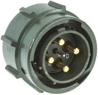 62gb-56tg14-22pn044 Amphenol Limited, 62GB 5 Way Cable Mount MIL Spec Circular Connector PlugGreen, Pin Contacts,Shell Size 14, Bayonet