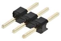 m22-2010305 HARWIN M22 Series Straight Through Hole Pin Header, 3 Contact(s), 2 mm Pitch, 1 Row, Unshrouded