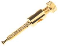 458-207 RS PRO Chassis Mount Loudspeaker Connector Plug, 1 Way, 16ABlack, Screw Down Termination