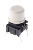 3ftl61d06 MEC IP67 White Tact Switch, SPST 50 mA @ 24 V dc