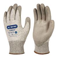 sky46 Skytec CIRRUS Grey Nylon Nylon Work Gloves, Size 11, Polyurethane Coating