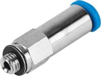 qsmk-m5-6 Festo Straight Threaded Adaptor, M5 Male to Push In 6 mm, Threaded-to-Tube Connection Style, 153292