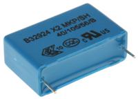 b32924c3105k000 EPCOS B32924C Polypropylene Film Capacitor, 305V ac, ±10%, 1μF, Through Hole