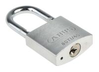 80ti45 ABUS Key Weatherproof Titanium Weatherproof Padlock, 8mm Shackle, 45mm Body