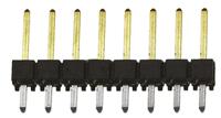 tsw-107-07-l-s Samtec TSW Series Straight Through Hole Pin Header, 7 Contact(s), 2.54 mm Pitch, 1 Row, Unshrouded
