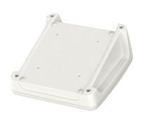 35116076hmt1 Bopla BoPad Series White ABS Desktop Enclosure, Sloped Front, 164 x 160 x 68.40mm