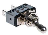 631h2-1v APEM Toggle Switch, Panel Mount, On-Off, SPST, Tab Terminal