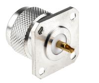 r161441000w Radiall, Plug Panel Mount N Connector, 50Ω, Solder Termination, Straight Body