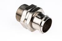 7tca296020r0198-sp25m25b Adaptaflex Swivel, Conduit Fitting, 25mm Nominal Size, M25, Brass, Silver IP54 rating