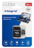 inmsdx64g-100v10 Integral Memory 64 GB MicroSDXC Micro SD Card, Class 10, UHS-1 U1