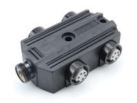 1300360005 Brad from Molex 130036 Series Sensor Box, 5 way, 4 port