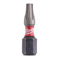 4932430874 Milwaukee Torx Screwdriver Bit, Tx 20 Tip, 25 mm Overall