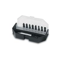 1-68-734 Stanley Bit 9 Pieces, Flat, Hex, Phillips, Pozidriv, Square, Tampered Torx, Torx