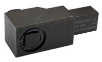 58240100 STAHLWILLE 734 Series Square Square Drive Insert Tool, 65 mm, 22 x 28mm Insert, Black Oxidized Finish