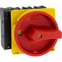 010398-p3-63easvbn Eaton 3P+N Pole Flush Mount Isolator Switch - 63A Maximum Current, 37kW Power Rating, IP65