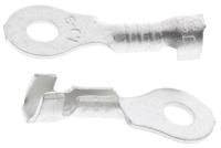 lrb-10t-m3 JST, LRB Uninsulated Ring Terminal, M3 Stud Size, 0.5mm² to 1mm² Wire Size