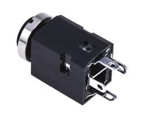 907-5680 RS PRO Jack Connector 3.5 mm Panel Mount Stereo Socket, 3Pole