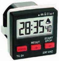 tc-2421 Muller Digital Panel Mounted Time Switch 230 V ac, 1-Channel