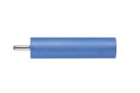 lb-4-15-s-ni-5-bl Schutzinger Blue Female Banana Socket, 4 mm Connector, PC Pin Termination, 20A, 1000V, Nickel Plating