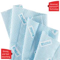 19139 WYPALL WypAll® X80 Plus Critical Clean™  Blue Cloths for Industrial Cleaning, Dry Use, Box of 30, 355 x 335mm,