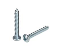 287-4081 RS PRO Bright Zinc Plated Steel Pan Head Self Tapping Screw, N°8 x 1.1/4in Long 32mm Long