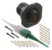 d3899924wb35sn Amphenol Limited, D38999 13 Way Jam Nut MIL Spec Circular Connector ReceptacleGreen, Socket Contacts,Shell Size 11,