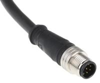 1200650964 Brad from Molex Female 8 way M12 x 1 to Male 8 way M12 x 1 Sensor Actuator Cable, 2 m
