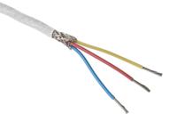 55a1131-22-246-9 TE Connectivity 55A Cable, 3 Cores, 0.33 mm² CSA 22 AWG, 100 m, Blue, Red, Yellow Fluoropolymer, Ethylene