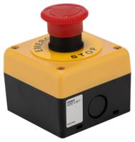 a22ne-m-p002-n-b Omron Push Button Control Station - 1NC, Red, Emergency Stop, IP65