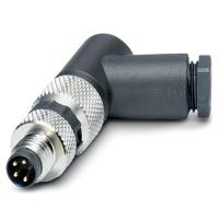 1407585 Phoenix Contact Circular Connector, 4 Contacts, Cable Mount, M8 Connector, Plug, Male, IP67, SACC Series