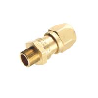 7tca297090r0128 Thomas & Betts External Thread Fitting, Conduit Fitting, 20mm Nominal Size, M20, Nickel Plated Brass, Metallic