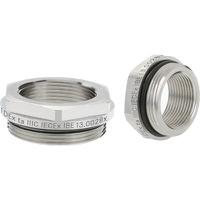 52104571 Lapp Cable Gland Adaptor, M20 Exterior Thread, M16 Interior Thread, Nickel Plated Brass, SKINDICHT Series