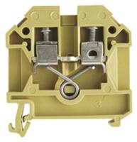 9501160000 Weidmuller  RSF 3/35 Series Beige, Yellow, 0.5 → 4mm², Single-Level, Feed Through Termination
