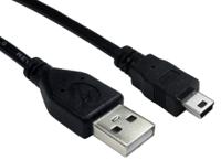 236-9071 RS PRO USB 2.0, Male USB A to Male Mini USB B, 150mm