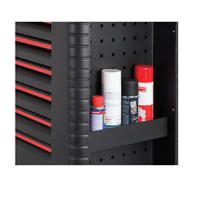 255-5037 RS PRO 7 Drawer Steel Wheeled Tool Chest Tools Included