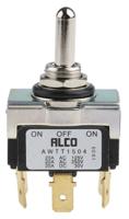 awtt1504 TE Connectivity Toggle Switch, Panel Mount, On-Off-(On), DPDT, Tab Terminal