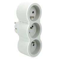 049433 Legrand French / German Multi Outlet Plug, 16A, Plug-In