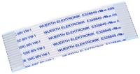 686616050001 Wurth Elektronik WR-FFC Series FFC Ribbon Cable, 16-Way, 1mm Pitch, 50mm Length