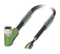 1521973 Phoenix Contact Female 4 way M8 to 4 way Unterminated Sensor Actuator Cable, 3 m