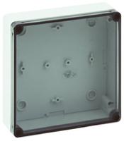 11101301 Spelsberg TK PS Series Grey Polystyrene Enclosure, IP66, Transparent Lid, 182 x 180 x 63mm