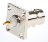b6551a1-nt3g-50 Amphenol RF, Jack Flange Mount BNC Connector, 50Ω, Solder Termination, Straight Body