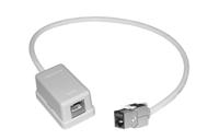 286-1571 RS PRO 2-Port RJ45 Extender, Cat6a, Shielded