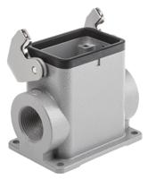 19302060291 HARTING Han HMC Heavy Duty Power Connector Housing, M25 x 1.5 Thread, Side Entry Han B HMC Range