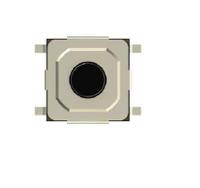 mslpt5252cg2wtr TE Connectivity Black Round Button Tactile Switch, SPST 50 mA Surface Mount