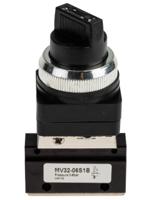 235-1190 RS PRO Manual 3/2 Pneumatic Manual Control Valve MV Series, G 1/8, 1/8in, III B