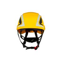 x5002ve-ce 3M SecureFit™ Yellow Safety Helmet with Chin Strap, AdjustableVentilated